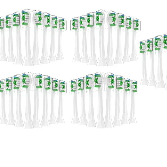 36 SONICARE REPLACEMENT HEADS ELECTRIC BRUSH HEAD COMPATIBLE WITH SNAP-ON MODELS - Picture 1 of 15
